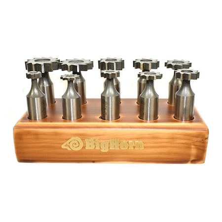 Big Horn HSS Woodruff Keyseat Cutter Set - Straight Tooth 19879